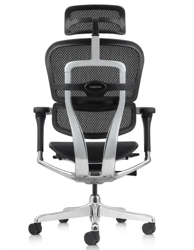 Кресло ERGOHUMAN ELITE 2 (EHE2-AB-HAM-5D-L, сетка T-168-B1 Black), эргономичное - купить Киев, Днепр, Одесса, Львов, Харьков