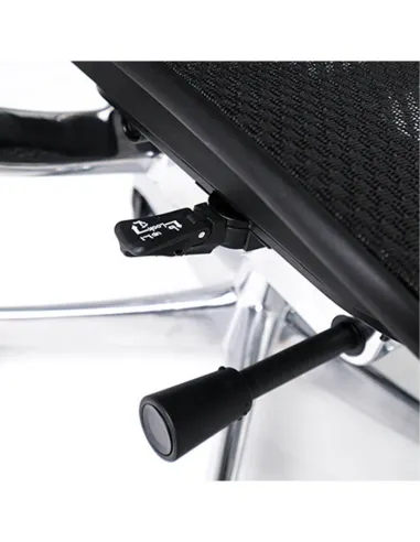 Кресло ERGOHUMAN ELITE 2 (EHE2-AB-HAM-5D-L, сетка T-168-B1 Black), эргономичное - купить Киев, Днепр, Одесса, Львов, Харьков