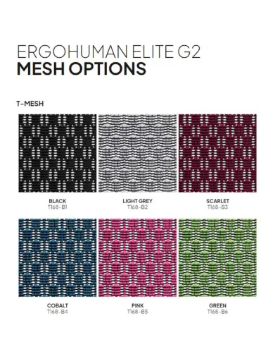 Крісло ERGOHUMAN ELITE 2 (EHE2-AB-HAM-5D-L, сітка T-168-B4 Cobalt), ергономічне - купити Київ, Дніпро, Одеса, Львів, Харків
