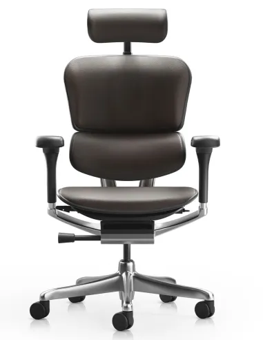 Кресло ERGOHUMAN ELITE 2, BROWN LEATHER, эргономичное - купить Киев, Днепр, Одесса, Львов, Харьков