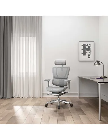 Кресло MIRUS-IOO 2 (IOOE2-AG-HAM-5D-L, СЕТКА Т-168-B2 NATURAL), эргономичное - цена Киев, Днепр, Одесса, Львов, Харьков