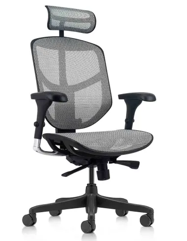 Кресло ENJOY CLASSIC 2 GREY MESH эргономичное - купить Киев, Днепр, Одесса, Львов, Харьков