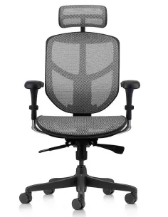 Кресло ENJOY CLASSIC 2 GREY MESH эргономичное - купить Киев, Днепр, Одесса, Львов, Харьков 2