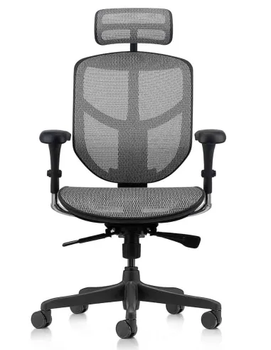 Кресло ENJOY BUDGET 2 GREY MESH эргономичное - купить Киев, Днепр, Одесса, Львов, Харьков