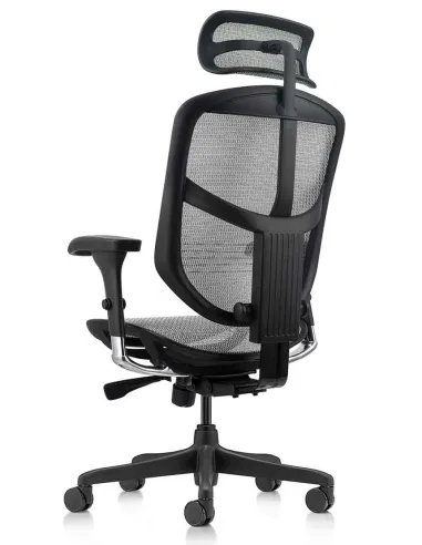 Кресло ENJOY BUDGET 2 GREY MESH эргономичное - купить Киев, Днепр, Одесса, Львов, Харьков
