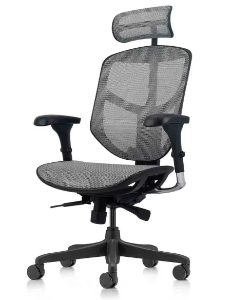 Кресло ENJOY CLASSIC 2 GREY MESH эргономичное - купить Киев, Днепр, Одесса, Львов, Харьков