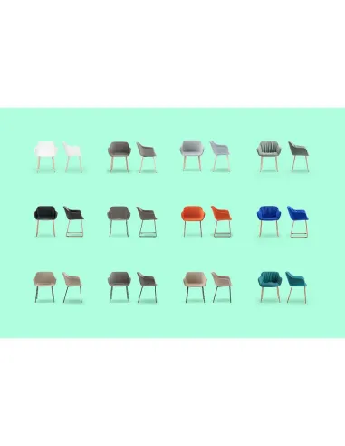 Стул PEDRALI BABILA XL 2734 - купить Киев, Днепр, Одесса, Львов, Харьков