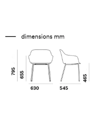 Стул PEDRALI BABILA XL 2734 - купить Киев, Днепр, Одесса, Львов, Харьков