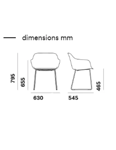 Стул PEDRALI BABILA XL 2744 - купить Киев, Днепр, Одесса, Львов, Харьков