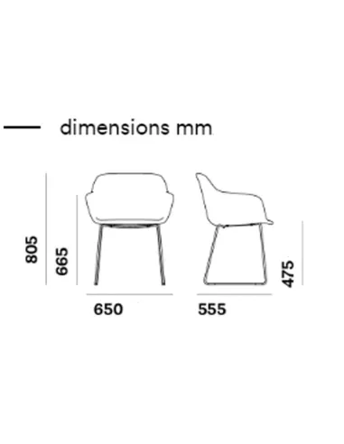 Стул PEDRALI BABILA XL 2742 - купить Киев, Днепр, Одесса, Львов, Харьков