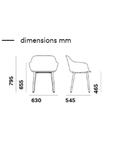 Стул PEDRALI BABILA XL 2752 - купить Киев, Днепр, Одесса, Львов, Харьков