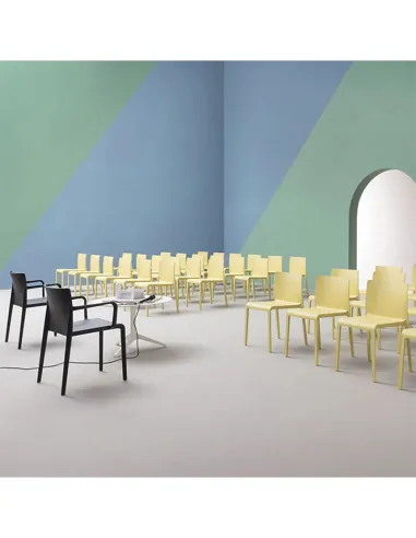 Стул PEDRALI VOLT 670 оранжевый - купить Киев, Днепр, Одесса, Львов, Харьков