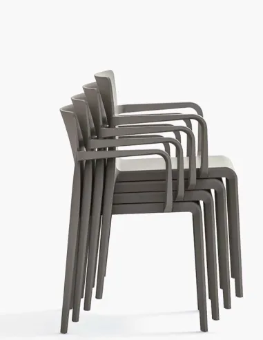 Стул PEDRALI VOLT 675 серый - купить Киев, Днепр, Одесса, Львов, Харьков
