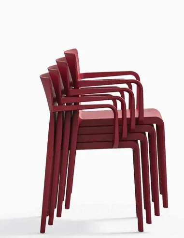 Стул PEDRALI VOLT 675 красный - купить Киев, Днепр, Одесса, Львов, Харьков