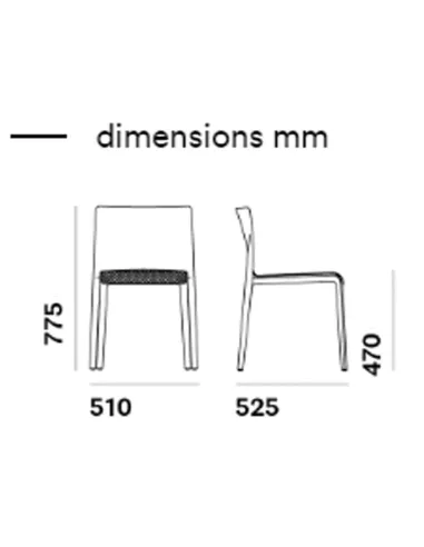 Стул PEDRALI VOLT 671/2 - купить Киев, Днепр, Одесса, Львов, Харьков