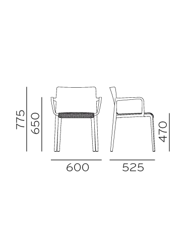 Стул PEDRALI VOLT 676/2 - купить Киев, Днепр, Одесса, Львов, Харьков