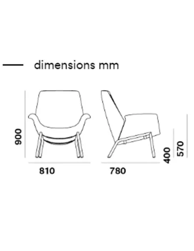 Кресло PEDRALI ILA LOUNGE 2023 - купить Киев, Днепр, Одесса, Львов, Харьков