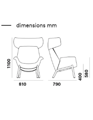 Кресло PEDRALI ILA LOUNGE 2024 - купить Киев, Днепр, Одесса, Львов, Харьков