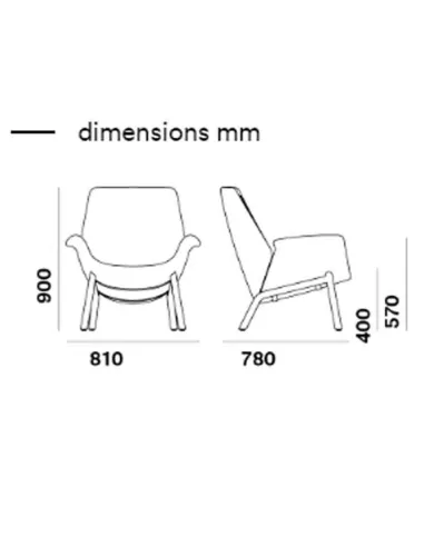 Кресло PEDRALI ILA LOUNGE 2025 - купить Киев, Днепр, Одесса, Львов, Харьков