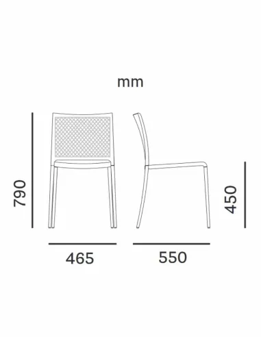 Стул PEDRALI MYA 701 - купить Киев, Днепр, Одесса, Львов, Харьков