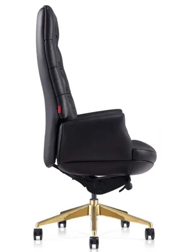 Кресло 9132 BL для руководителя, черное, кожаное - купить Киев, Днепр, Одесса, Львов, Харьков