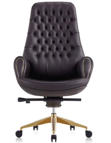 Кресло 9132 BRL для руководителя, коричневое, кожаное - купить Киев, Днепр, Одесса, Львов, Харьков