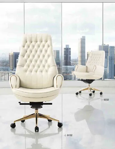 Кресло 9132 BL для руководителя, черное, кожаное - купить Киев, Днепр, Одесса, Львов, Харьков