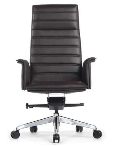 Кресло A1819-2 для руководителя, коричневое, кожаное - купить Киев, Днепр, Одесса, Львов, Харьков