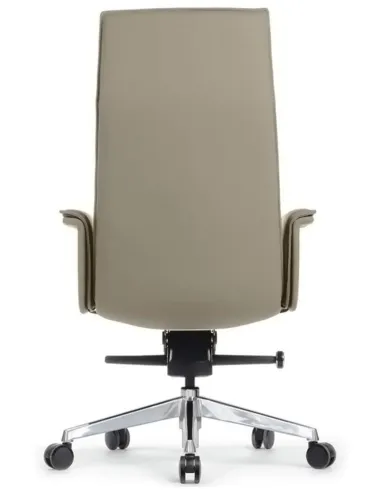 Кресло A1819-2 для руководителя, светло-серое, кожаное - купить Киев, Днепр, Одесса, Львов, Харьков