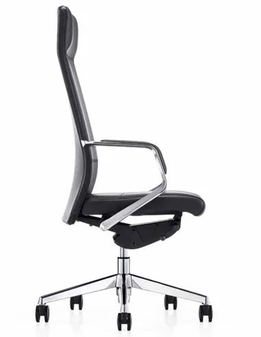 Кресло A1811 BL для руководителя, черное, кожаное - купить Киев, Днепр, Одесса, Львов, Харьков