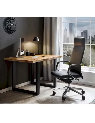 Кресло A1811 BL для руководителя, черное, кожаное - купить Киев, Днепр, Одесса, Львов, Харьков