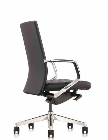 Кресло A1811-1 BL для руководителя, коричневое, кожаное - купить Киев, Днепр, Одесса, Львов, Харьков