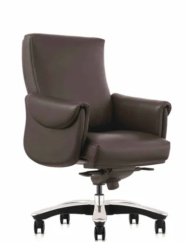 Кресло A2108 для руководителя, коричневое, кожаное - купить Киев, Днепр, Одесса, Львов, Харьков
