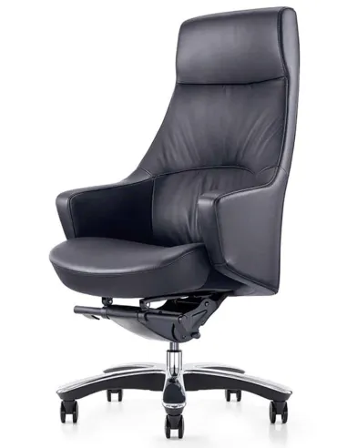 Кресло A2208 для руководителя, черное, кожаное - купить Киев, Днепр, Одесса, Львов, Харьков
