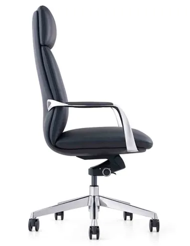 Кресло A2216 для руководителя, черное, кожаное - купить Киев, Днепр, Одесса, Львов, Харьков