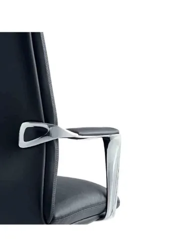 Кресло A2216 для руководителя, черное, кожаное - купить Киев, Днепр, Одесса, Львов, Харьков