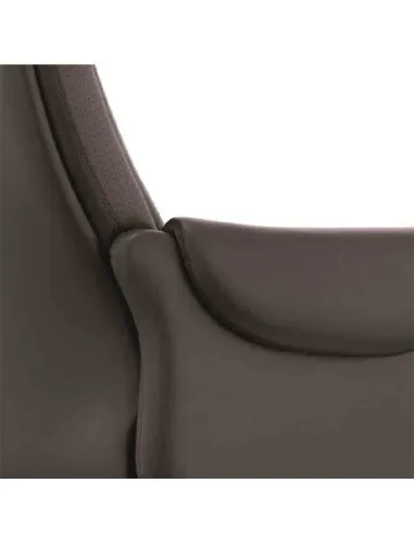 Кресло C2108 BRL для посетителя, коричневое, кожаное - купить Киев, Днепр, Одесса, Львов, Харьков