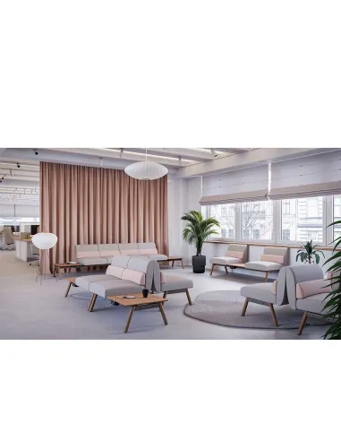 Кресло посетителя LD SEATING NIDO NI-K3-H-N1 тканевое - купить Киев, Днепр, Одесса, Львов, Харьков