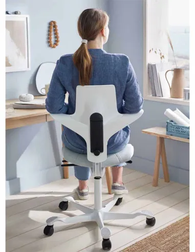 Кресло HAG CAPISCO PULS 8020 White Black, эргономичное - купить Киев, Днепр, Одесса, Львов, Харьков