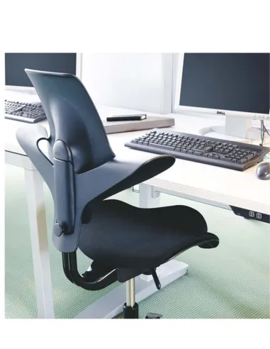 Кресло HAG CAPISCO PULS 8020 White Black, эргономичное - купить Киев, Днепр, Одесса, Львов, Харьков