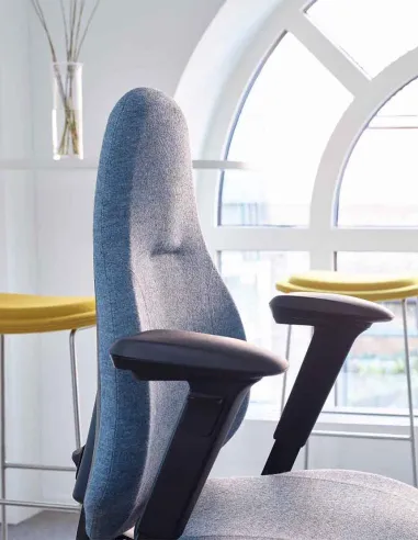 Кресло FLOKK RH MEREO 220 BLACK эргономичное, новозеландская шерсть SELECT (GABRIEL) - купить Киев, Днепр, Одесса, Львов, Харько