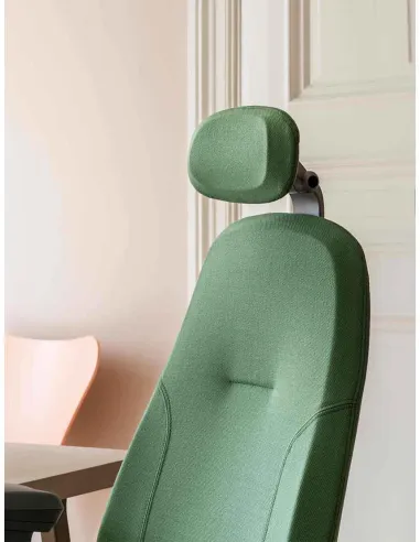 Кресло FLOKK RH MEREO 220 BLACK эргономичное, новозеландская шерсть SELECT (GABRIEL) - купить Киев, Днепр, Одесса, Львов, Харько