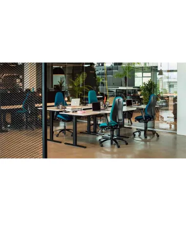 Кресло FLOKK RH MEREO 220 BLACK эргономичное, новозеландская шерсть SELECT (GABRIEL) - купить Киев, Днепр, Одесса, Львов, Харько