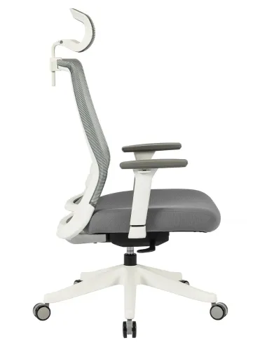 Кресло офисное KRESLALUX OPTI-ON GREY, для оператора - купить Киев, Днепр, Одесса, Львов, Харьков