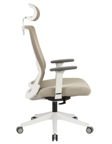 Кресло офисное KRESLALUX OPTI-ON BEIGE, для оператора - купить Киев, Днепр, Одесса, Львов, Харьков