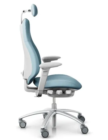 Кресло FLOKK RH MEREO 220 SILVER GREY эргономичное, ткань-шерсть (Patina)