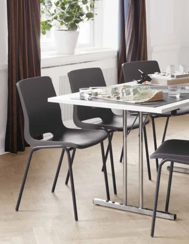 Кресло PROFIM ANA 4340S для посетителя, черное - купить Киев, Днепр, Одесса, Львов, Харьков