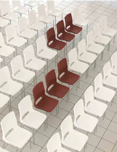 Кресло PROFIM ANA 4340SR для посетителя, синее - купить Киев, Днепр, Одесса, Львов, Харьков