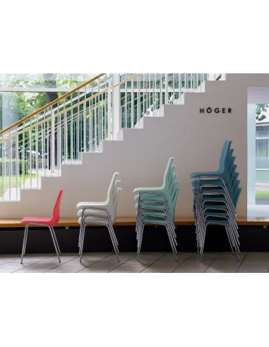 Кресло PROFIM ANA 4340SR для посетителя, синее - купить Киев, Днепр, Одесса, Львов, Харьков