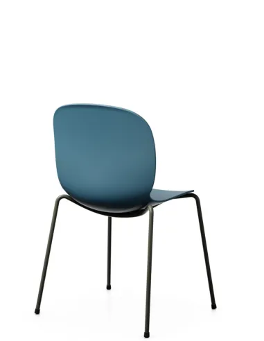 Кресло PROFIM NOOR 4-LEGS 6050 TEAL BLUE, для посетителя - купить Киев, Днепр, Одесса, Львов, Харьков